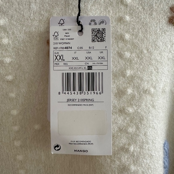 Mango – Flowers Knit Sweater - Picture 8 of 9